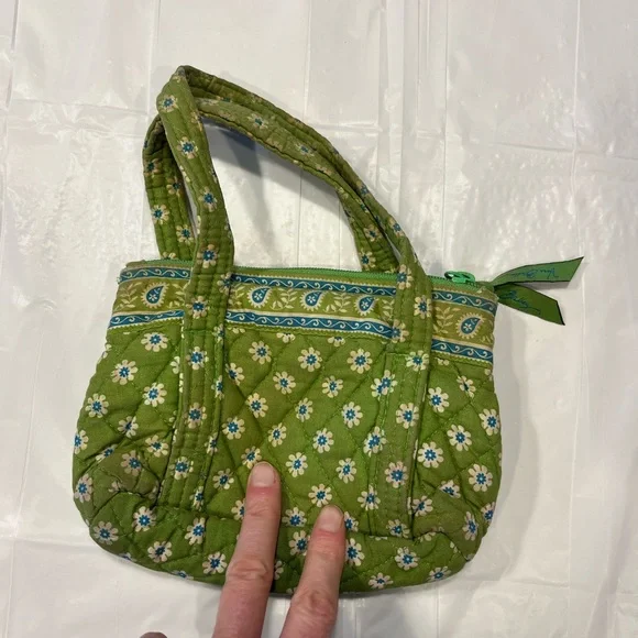 Green Vera Bradley Mini Purse - Picture 3 of 6